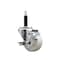 Service Caster 3'' SS Nylon Swivel 3/4'' Expanding Stem Caster with Brake SCC-SSEX20S314-NYS-TLB-34 - alternate 1
